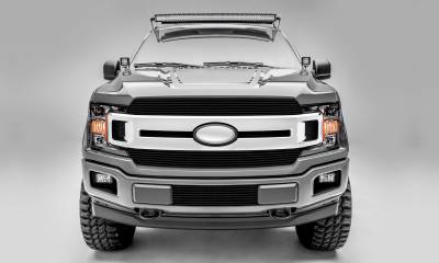 T-REX Grilles - 2018-2020 F-150 XLT, Lariat Billet Grille, Black, 2 Pc, Insert, Does Not Fit Vehicles with Camera - Part # 20571B