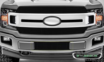 T-REX Grilles - 2018-2020 F-150 Limited, Lariat Billet Bumper Grille, Black, 1 Pc, Overlay - Part # 25571B