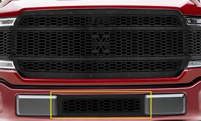 T-REX Grilles - 2018-2020 F-150 Limited, Lariat Stealth Laser X Bumper Grille, Black, 1 Pc, Overlay, Black Studs - Part # 7725891-BR