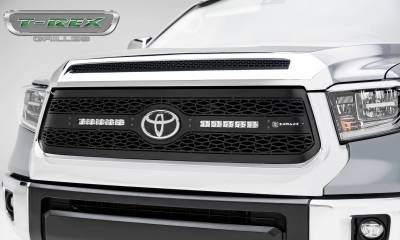 T-REX Grilles - 2018-2021 Tundra ZROADZ Grille, Black, 1 Pc, Replacement with (2) 10" LEDs - PN #Z319661