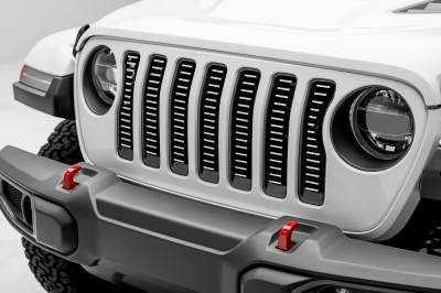 T-REX Grilles - 2018-2023 Jeep Gladiator, JL Billet Grille, Brushed, 1 Pc, Insert,without Forward Facing Camera - Part # 6204933