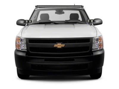 ZROADZ OFF ROAD PRODUCTS - 2007-2013 Silverado, Sierra 1500 Front Roof LED Kit with (1) 50 Inch LED Curved Double Row Light Bar - Part # Z332051-KIT-C