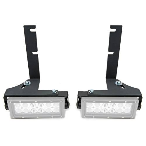 ZROADZ OFF ROAD PRODUCTS - Silverado, Sierra 1500 Rear Bumper LED Bracket to mount (2) 6 Inch Straight Light Bar - PN #Z382082