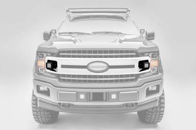 ZROADZ OFF ROAD PRODUCTS - 2018-2020 Ford F-150 XLT, Sport, Super Crew OEM Grille LED Kit with (2) 3 Inch LED Pod Lights - PN# Z415751-KIT