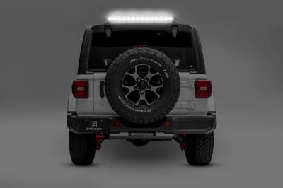 ZROADZ OFF ROAD PRODUCTS - 2019-2024 Jeep JL/JLU Rear Window LED Kit with (1) 30 Inch LED Straight Single Row Slim Light Bar - PN #Z394931-KIT