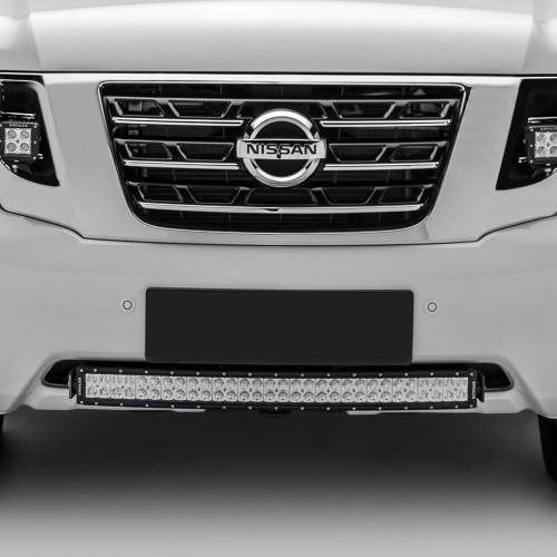 ZROADZ OFF ROAD PRODUCTS - 2010-2017 Nissan Patrol Y62 Front Bumper Center LED Kit with (1) 30 Inch LED Curved Double Row Light Bar - Part # Z327871-KIT