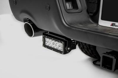 ZROADZ OFF ROAD PRODUCTS - 2015-2018 Ram Rebel Rear Bumper LED Bracket to mount (2) 6 Inch Straight Light Bar - PN #Z384551