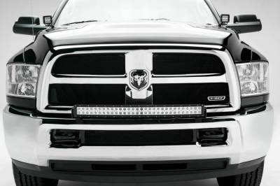 ZROADZ OFF ROAD PRODUCTS - 2010-2019 Ram 2500, 3500 Front Bumper Top LED Bracket to mount (1) 30 Inch LED Light Bar - PN #Z324522