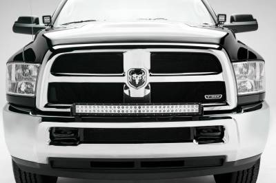 ZROADZ OFF ROAD PRODUCTS - 2010-2018 Ram 2500, 3500 Front Bumper Top LED Kit with (1) 30 Inch LED Curved Double Row Light Bar - Part # Z324522-KIT