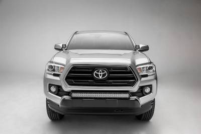ZROADZ OFF ROAD PRODUCTS - 2018-2023 Toyota Tacoma Front Bumper Center LED Bracket to mount 30 Inch LED Light Bar - PN #Z329511