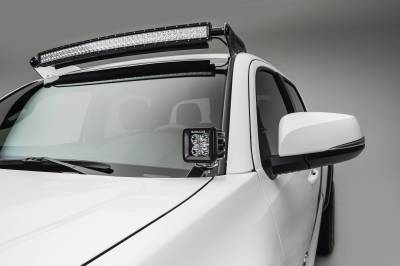 ZROADZ OFF ROAD PRODUCTS - 2005-2022 Toyota Tacoma Front Roof LED Kit with 40 Inch LED Curved Double Row Light Bar - PN #Z339401-KIT-C