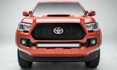 T-REX Grilles - 2018-2023 Tacoma Stealth Laser X Grille, Black, 1 Pc, Insert, Black Studs - Part # 7719511-BR