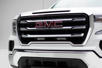 ZROADZ OFF ROAD PRODUCTS - 2019-2021 GMC Sierra 1500 /2022-2022 Sierra 1500 Limited OEM Grille LED Kit with (2) 6 Inch LED Straight Single Row Slim Light Bars - PN #Z412281-KIT