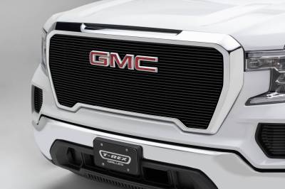 T-REX Grilles - 2019-2022 GMC Sierra 1500 Billet Grille, Black, Aluminum, 1 Pc, Insert - Part # 20214B