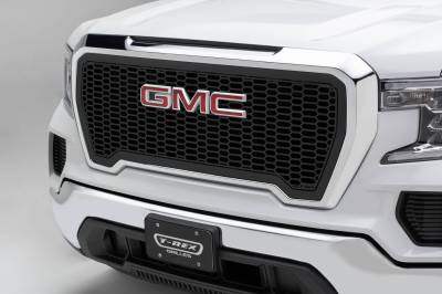 T-REX Grilles - 2019-2022 GMC Sierra 1500 Laser X Grille, Black, Mild Steel, 1 Pc, Insert - Part # 7712281