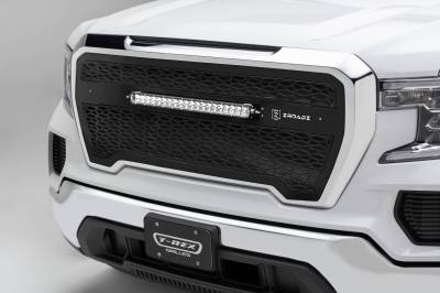 T-REX Grilles - 2019-2022 GMC  Sierra 1500 ZROADZ Grille, Black, Mild Steel, 1 Pc, Insert - Part # Z312281