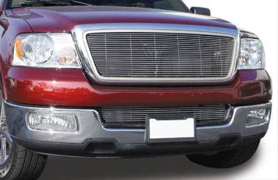 T-REX Grilles - 2004-2008 Ford F-150 Billet Grille, Polished, Aluminum, 1 Pc, Overlay - PN #21551