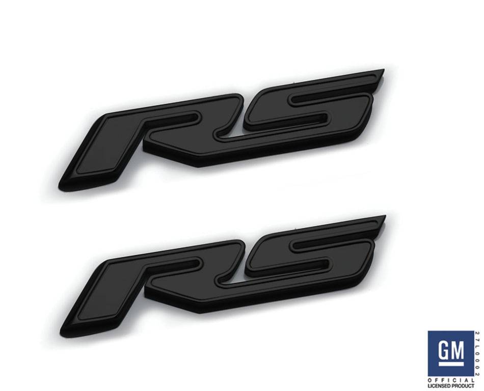T-REX Grilles - 2010-2013 Chevrolet Camaro Defenderworx Billet RS Logo - GM Licensed - Black - Pt # 6910031