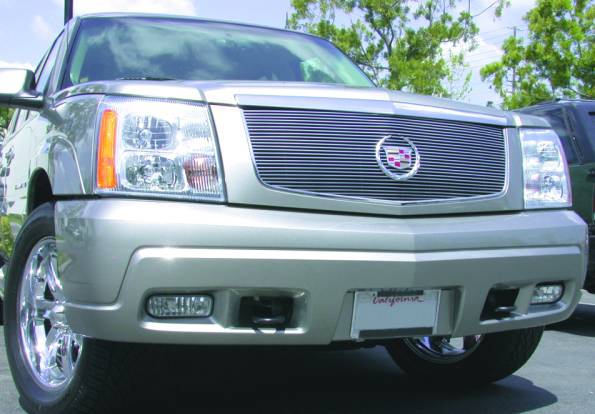 T-REX Grilles - 2002-2006 Escalade Billet Grille, Polished, 1 Pc, Insert, without Logo Plate - PN #20181