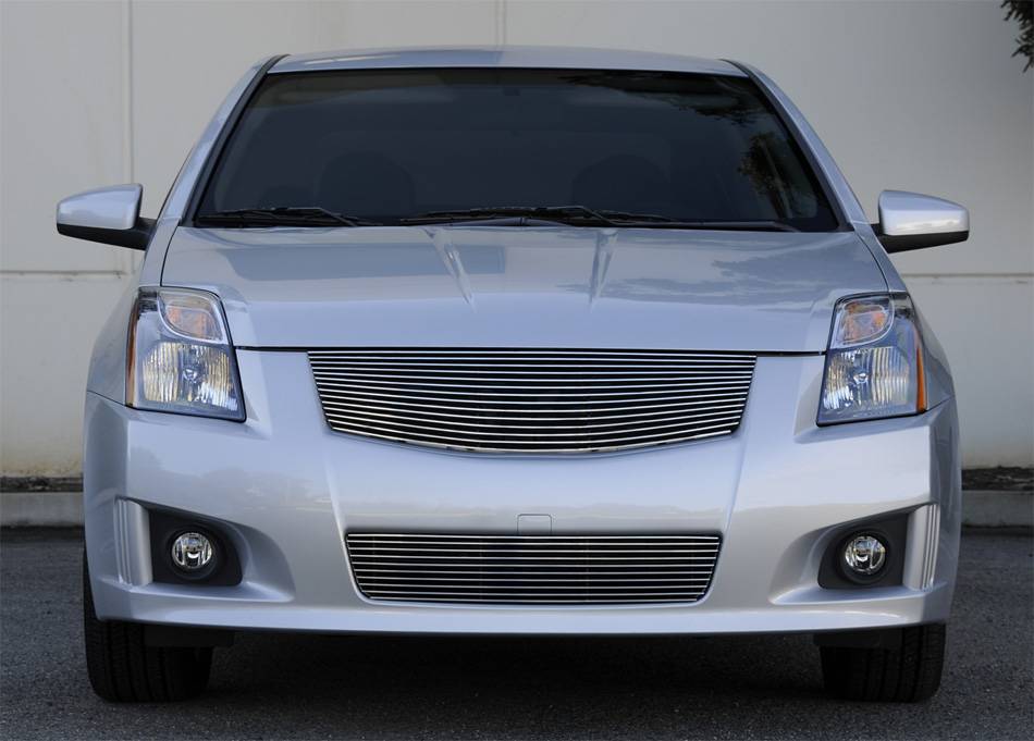 T-REX Grilles - Nissan Sentra 2.0 SR, SE-R Billet Grille Insert - fits vehicles w/ Sport Grille and Sport fascia - Replaces OE Grille - Pt # 20764