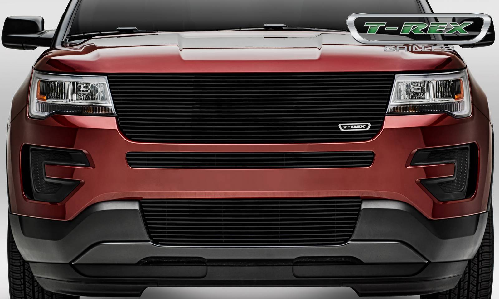 2015-2017 Explorer Laser Billet Main Grille, Black, 1 Pc