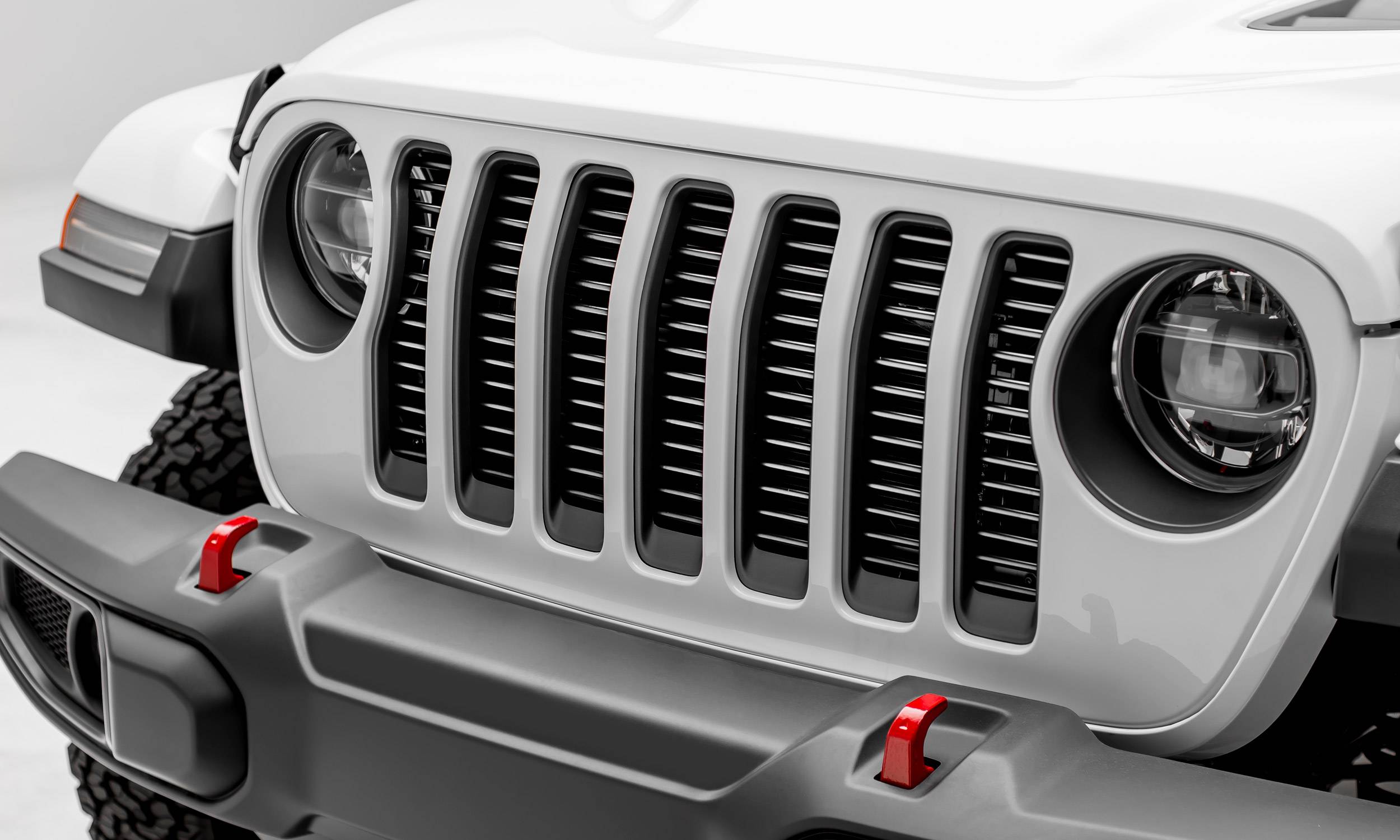 T-REX Grilles - Jeep Gladiator, JL Round Billet Grille, Silver, 1 Pc, Insert - Part # 6204946