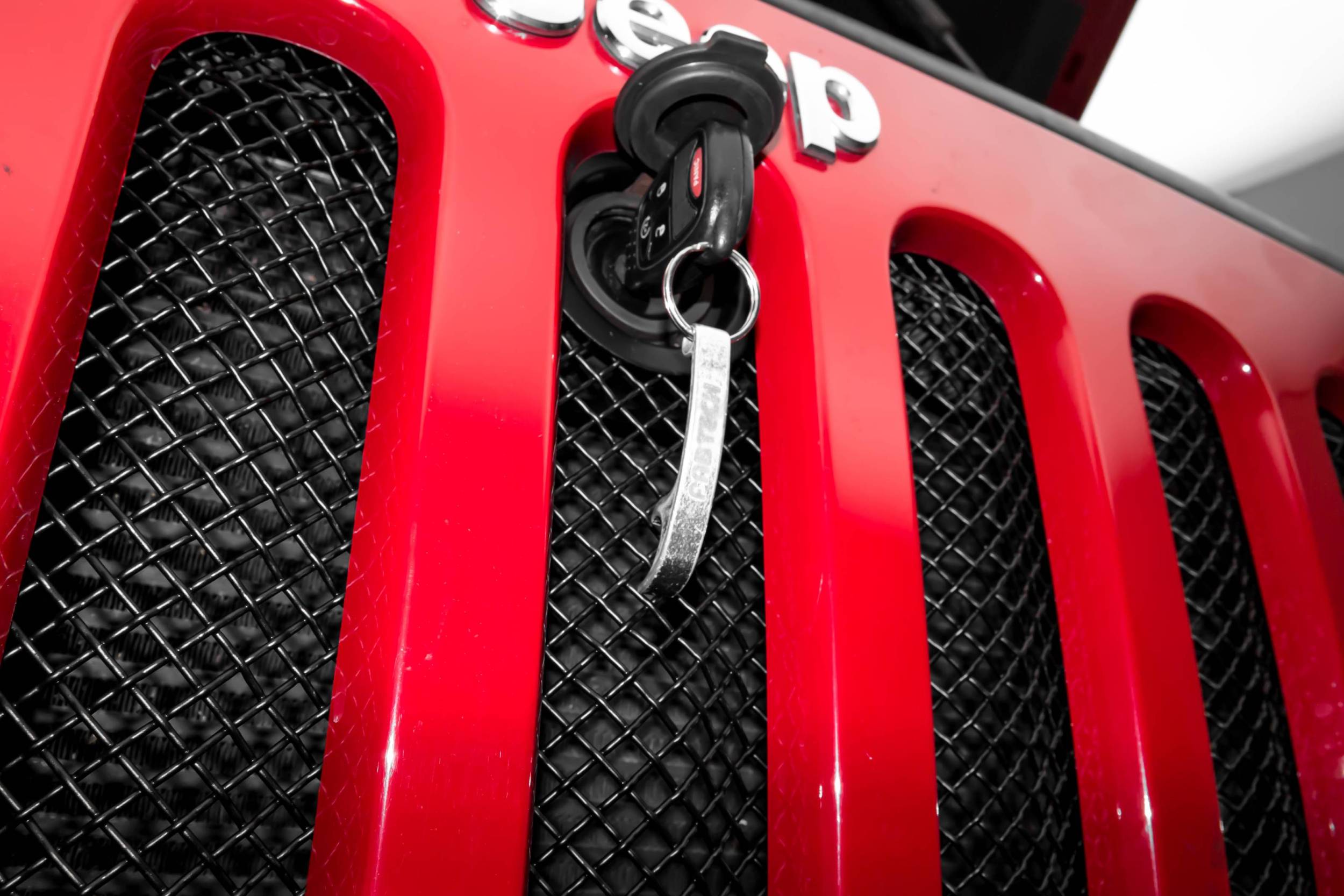 2007-2018 Jeep JK, JKU Sport Grille, Black, 1 Pc, Bolt-On