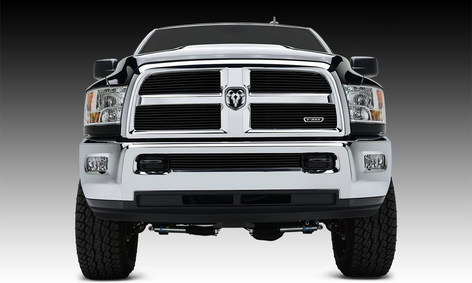 2013-2018 Ram 2500, 3500 Upper Class Series Mesh Grille, Black, 1 Pc,  Insert - Part # 51452