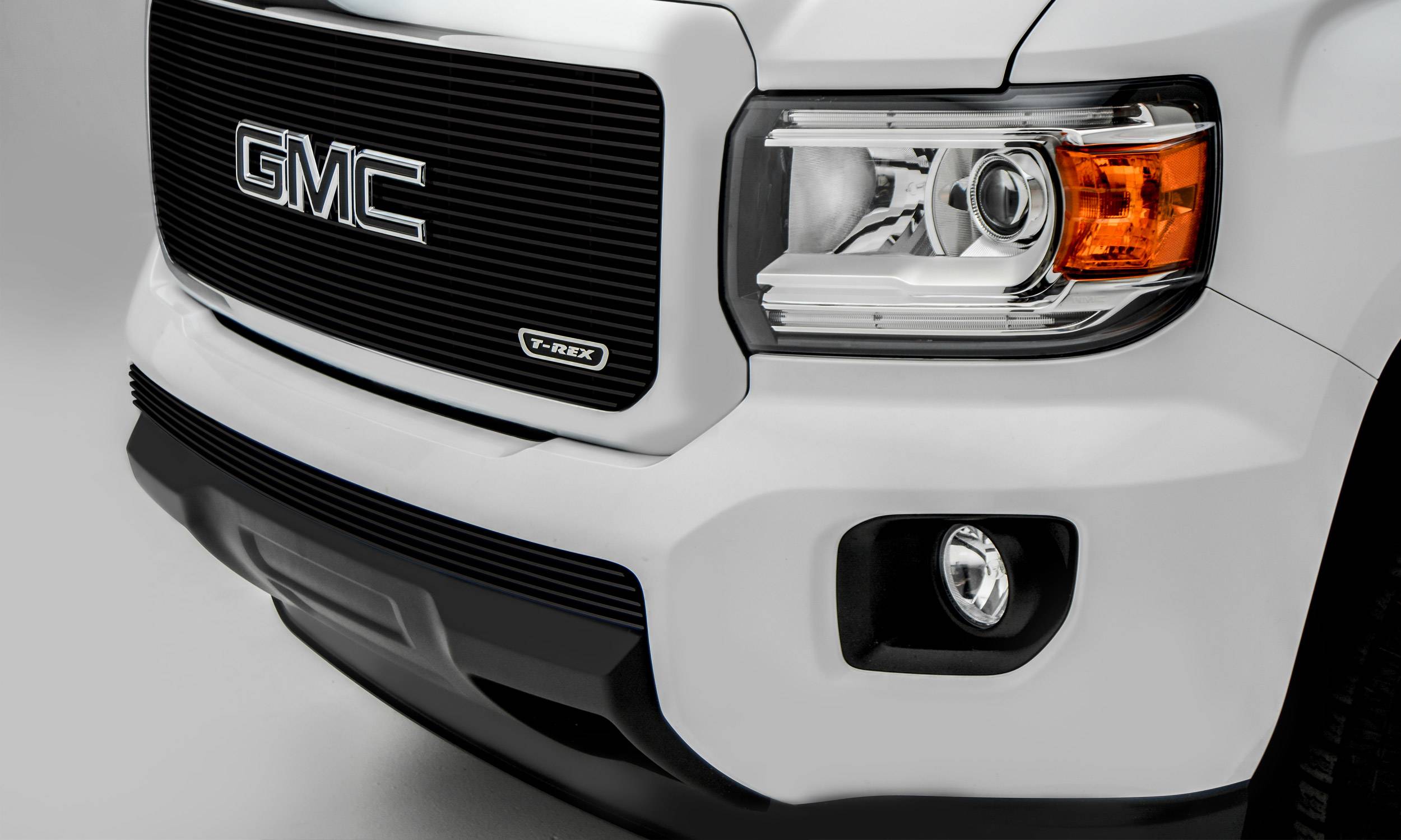 2015-2020 GMC Canyon Billet Bumper Grille, Black, 1 Pc, Insert