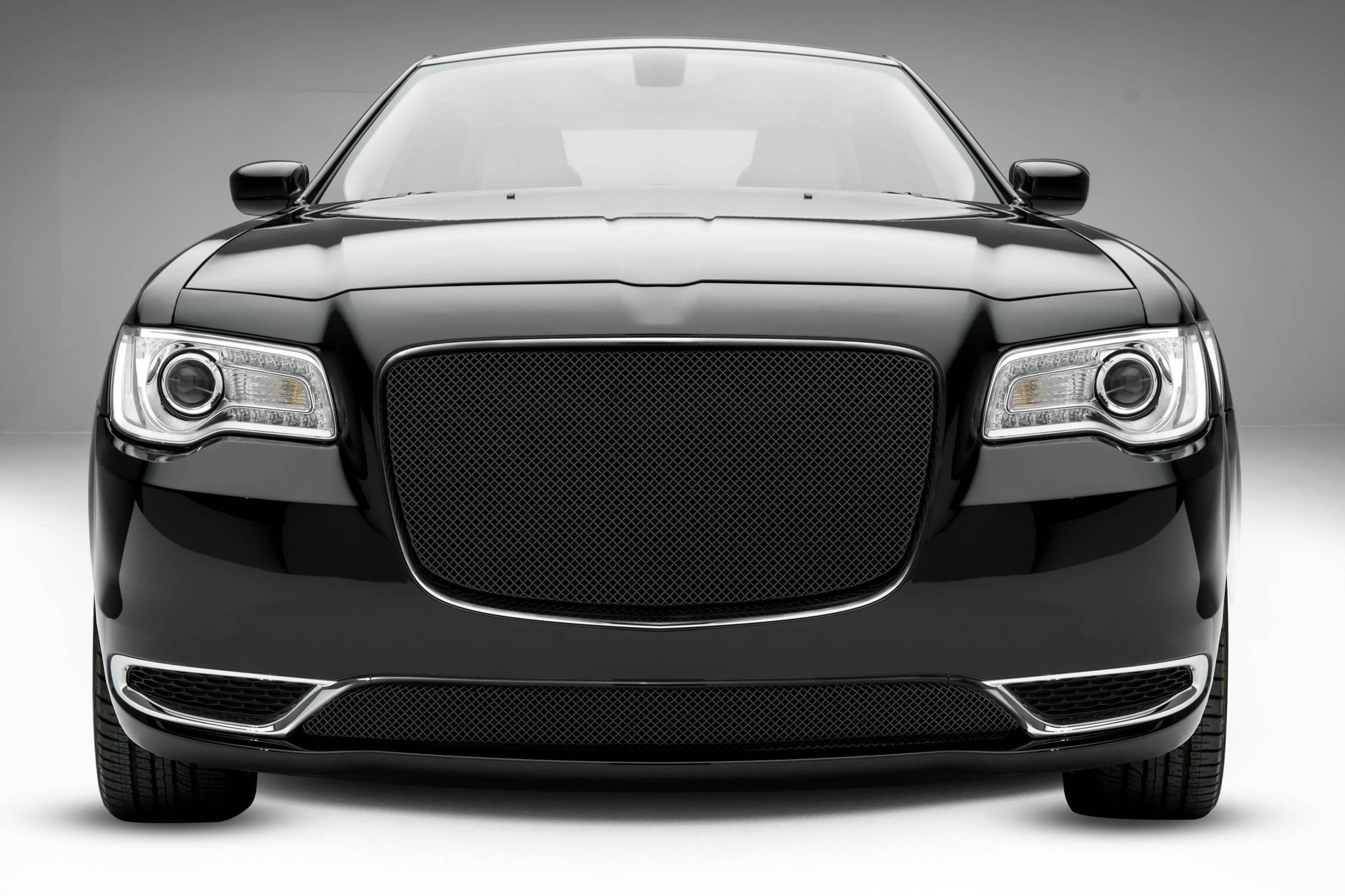 T-REX Grilles - 2015-2018 Chrysler 300 Sport Grille, Black, 1 Pc, Overlay - Part # 46436