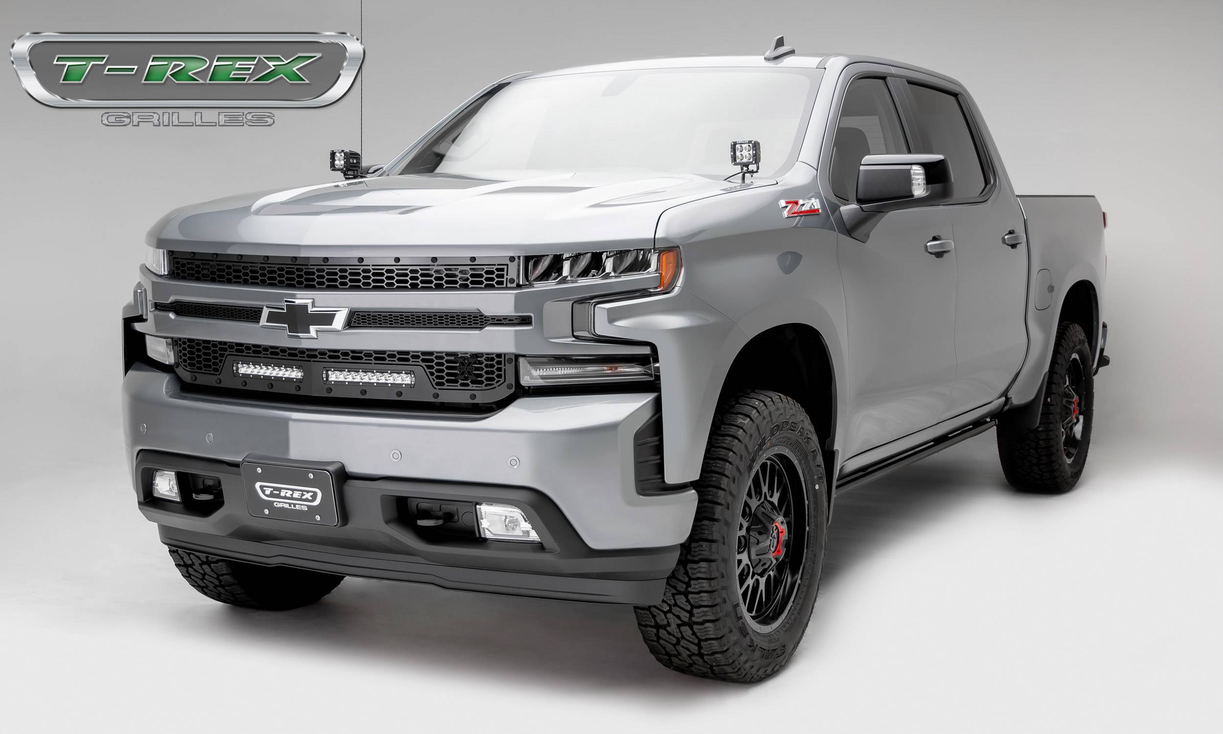 2019-2022 Silverado 1500 Stealth Laser Torch Grille, Black, 1 Pc