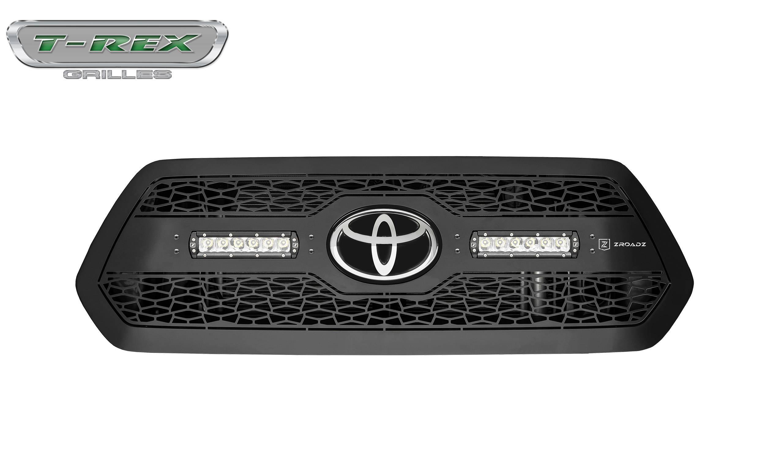 2018-2023 Tacoma ZROADZ Grille, Black, 1 Pc, Insert with (2
