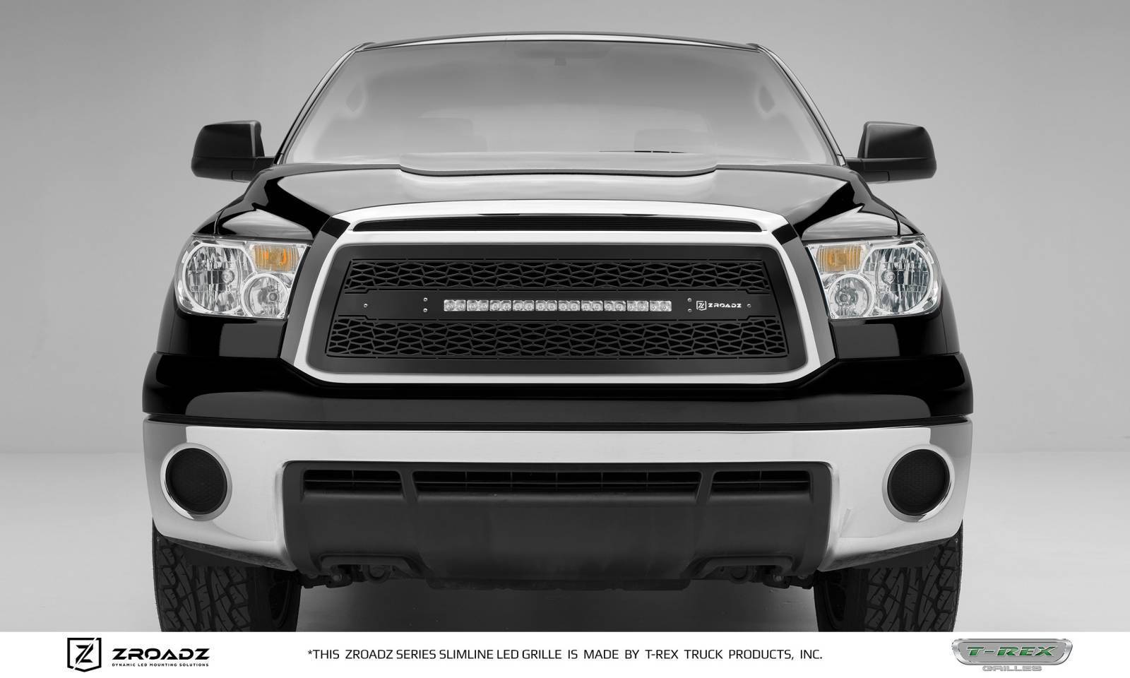 T-REX Grilles - 2010-2013 Tundra ZROADZ Grille, Black, 1 Pc, Insert with (1) 20" LED - Part # Z319631