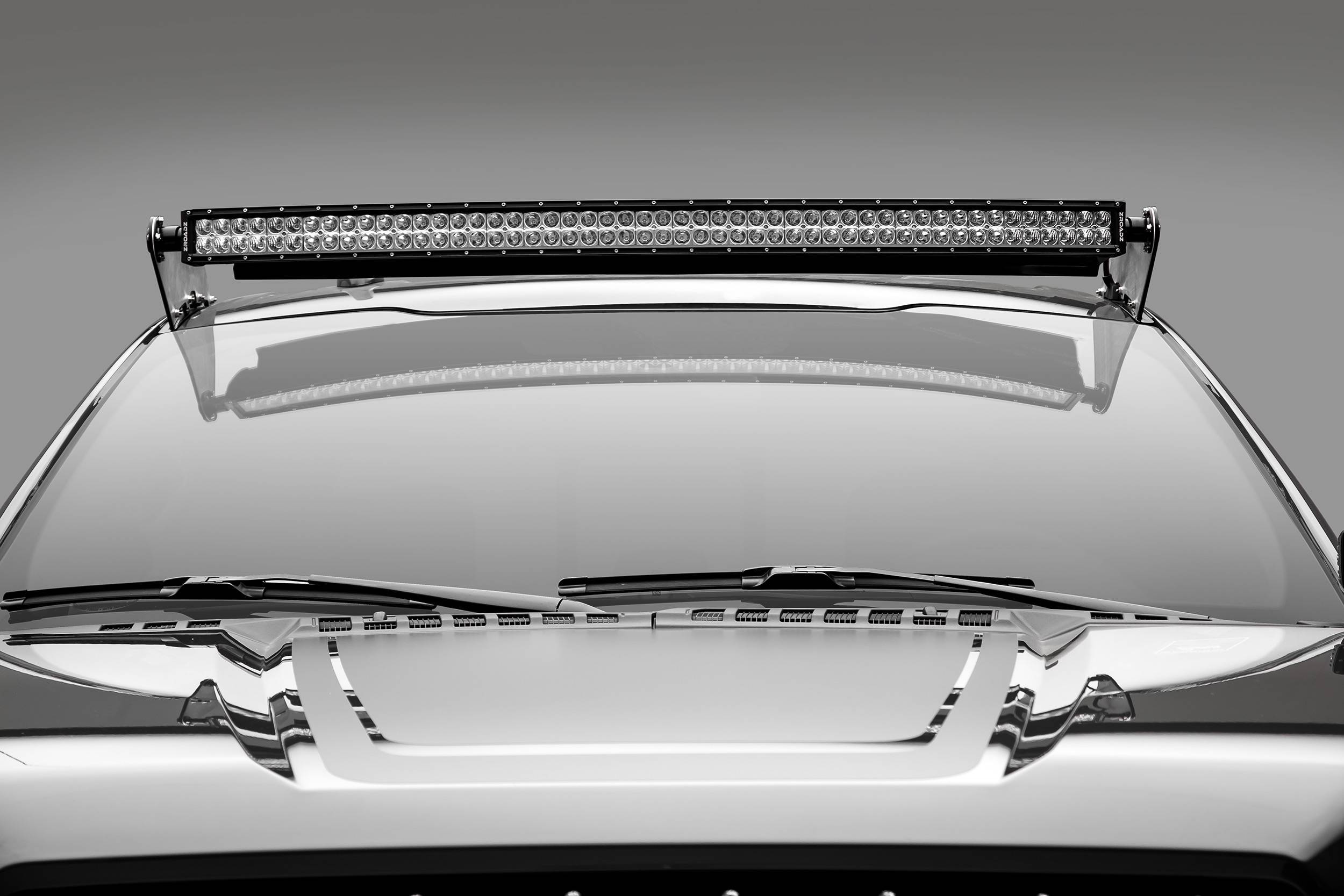 Ford F-150, Raptor Front Roof LED Bracket to mount 52 Inch Straight LED Light Bar - Part # Z335162