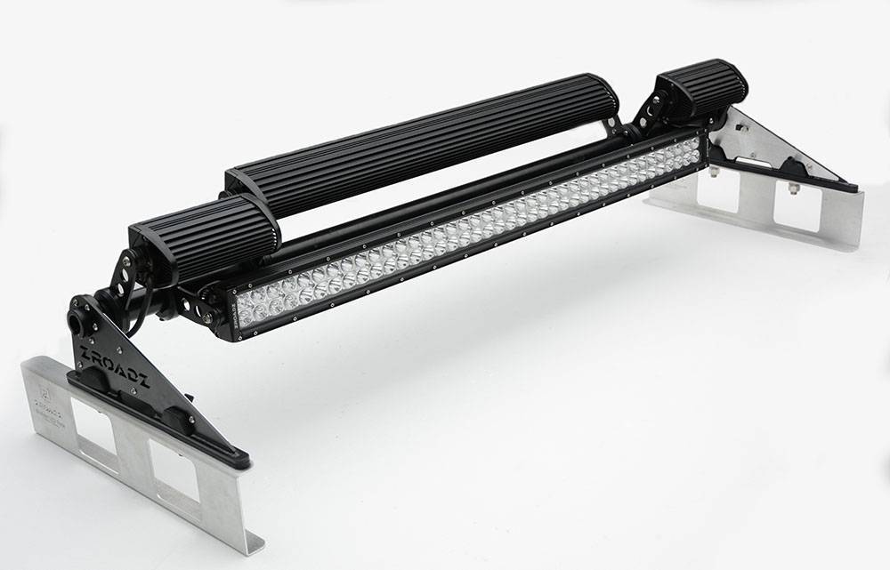 ZROADZ OFF ROAD PRODUCTS - Universal Modular Rack LED Kit with (1) 30 Inch (1) 20 Inch, (2) 6 Inch LED Straight Double Row Light Bars - Part # Z350040-KIT-B