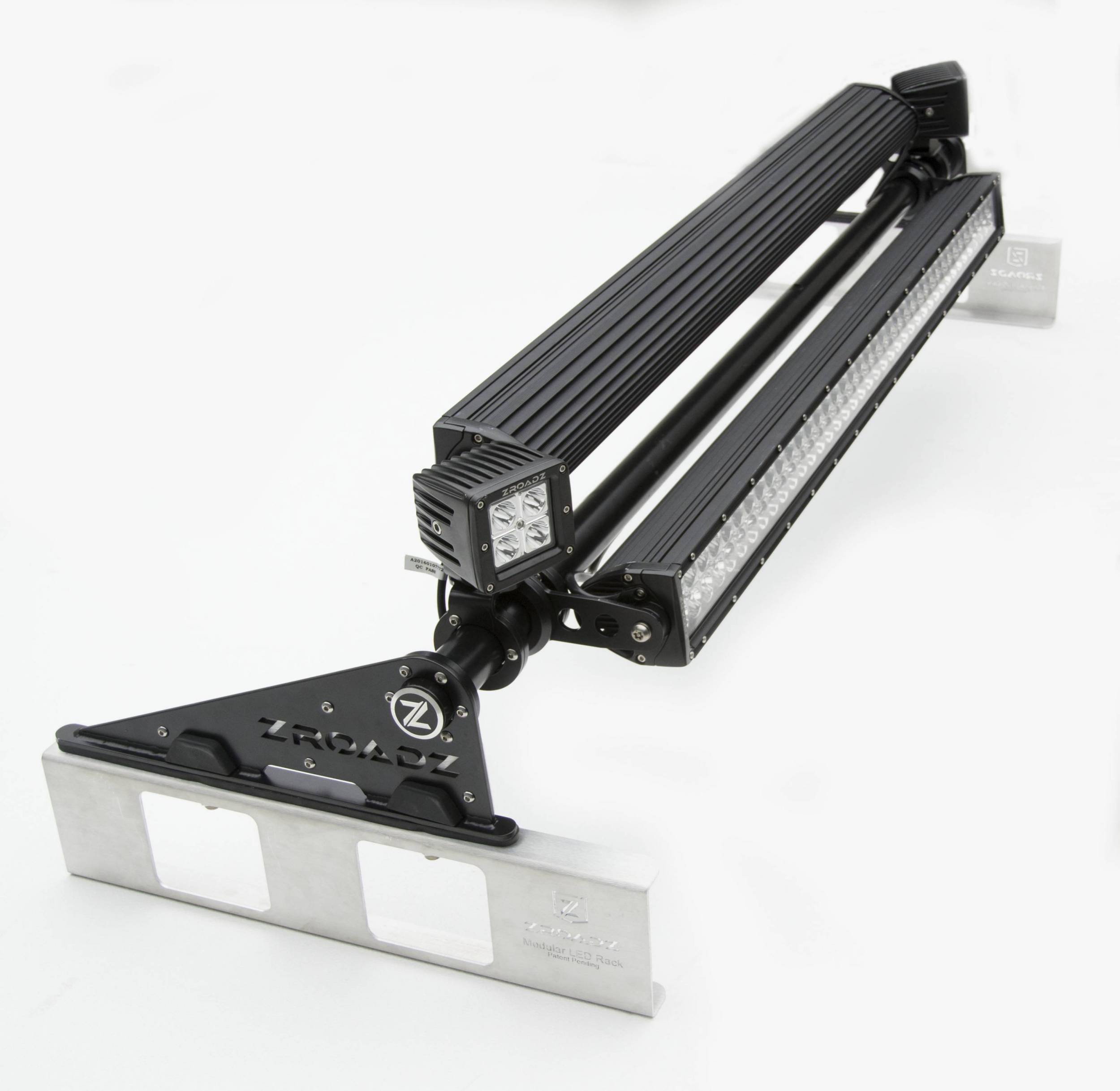 ZROADZ OFF ROAD PRODUCTS - Modular Rack LED Kit with (2) 40 Inch and (2) 3 Inch LED Pod Lights - Part # Z350050-KIT-A