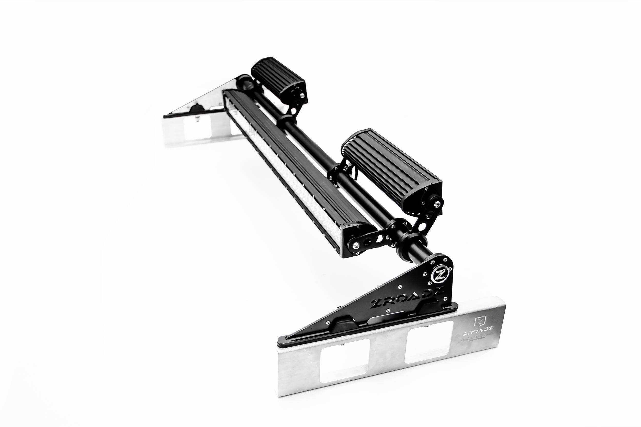 ZROADZ OFF ROAD PRODUCTS - Modular Rack LED Kit with (1) 40 Inch (2) 12 Inch Straight Double Row Light Bars - Part # Z350050-KIT-F