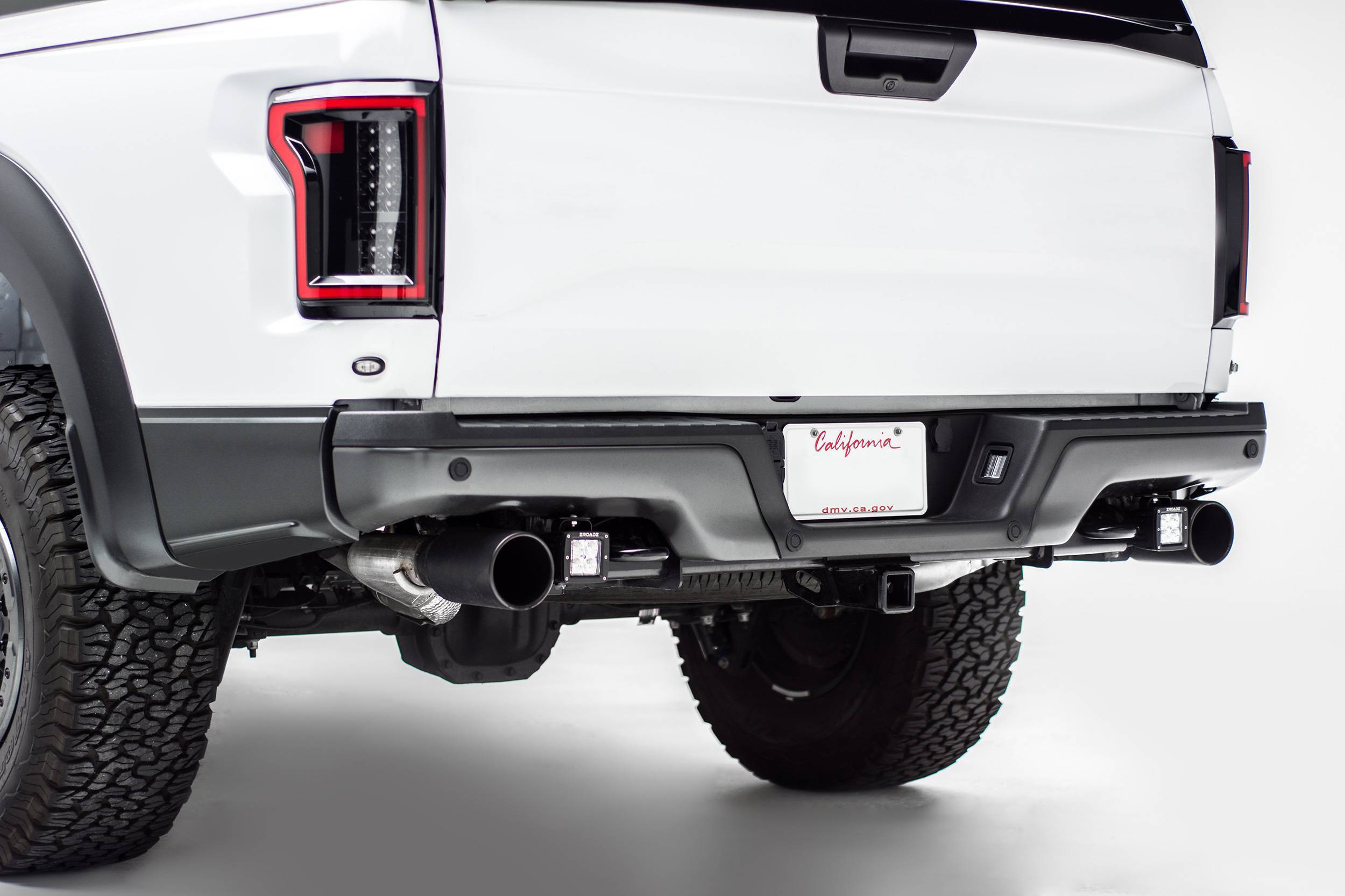 ZROADZ OFF ROAD PRODUCTS - 2017-2020 Ford F-150 Raptor Rear Bumper LED Kit with (2) 3 Inch LED Pod Lights - Part # Z385651-KIT
