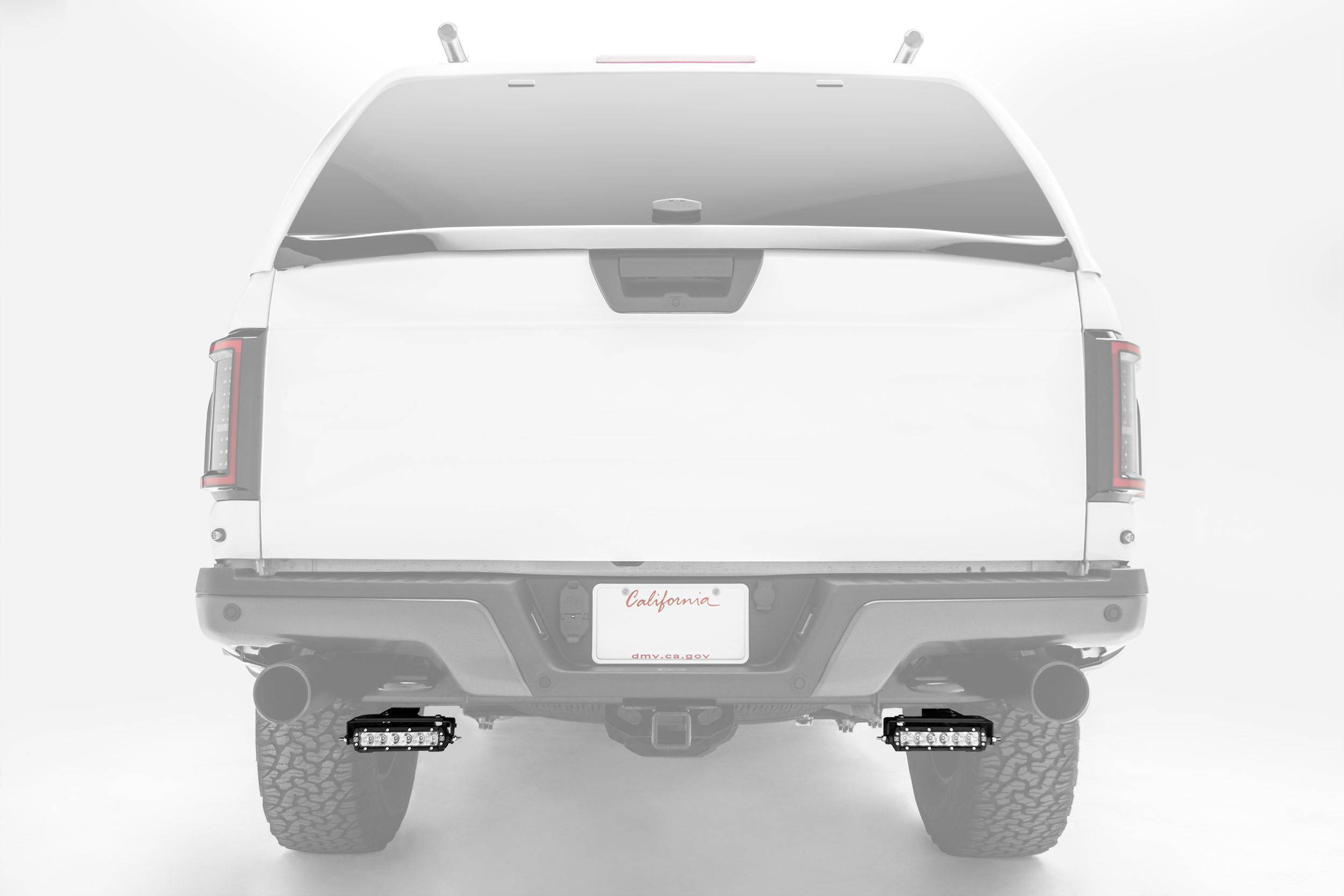 18-23 F150/18-20 Raptor, Rear Bumper LED Bracket to mount (2