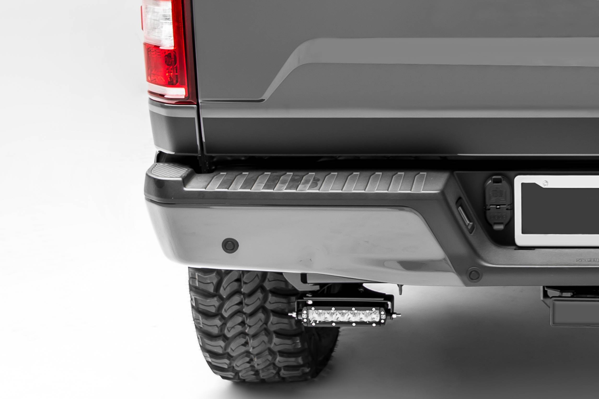 ZROADZ OFF ROAD PRODUCTS - Ford Rear Bumper LED Bracket to mount (2) 6 Inch Straight Light Bar - Part # Z385662