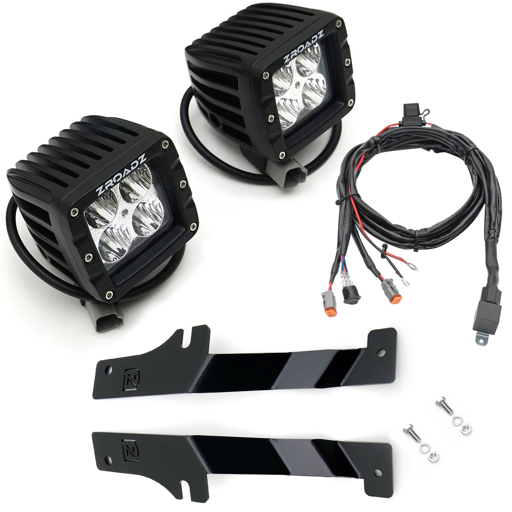 2017-2021 Ford F-150 Raptor Hood Hinge LED Kit with (2) 3