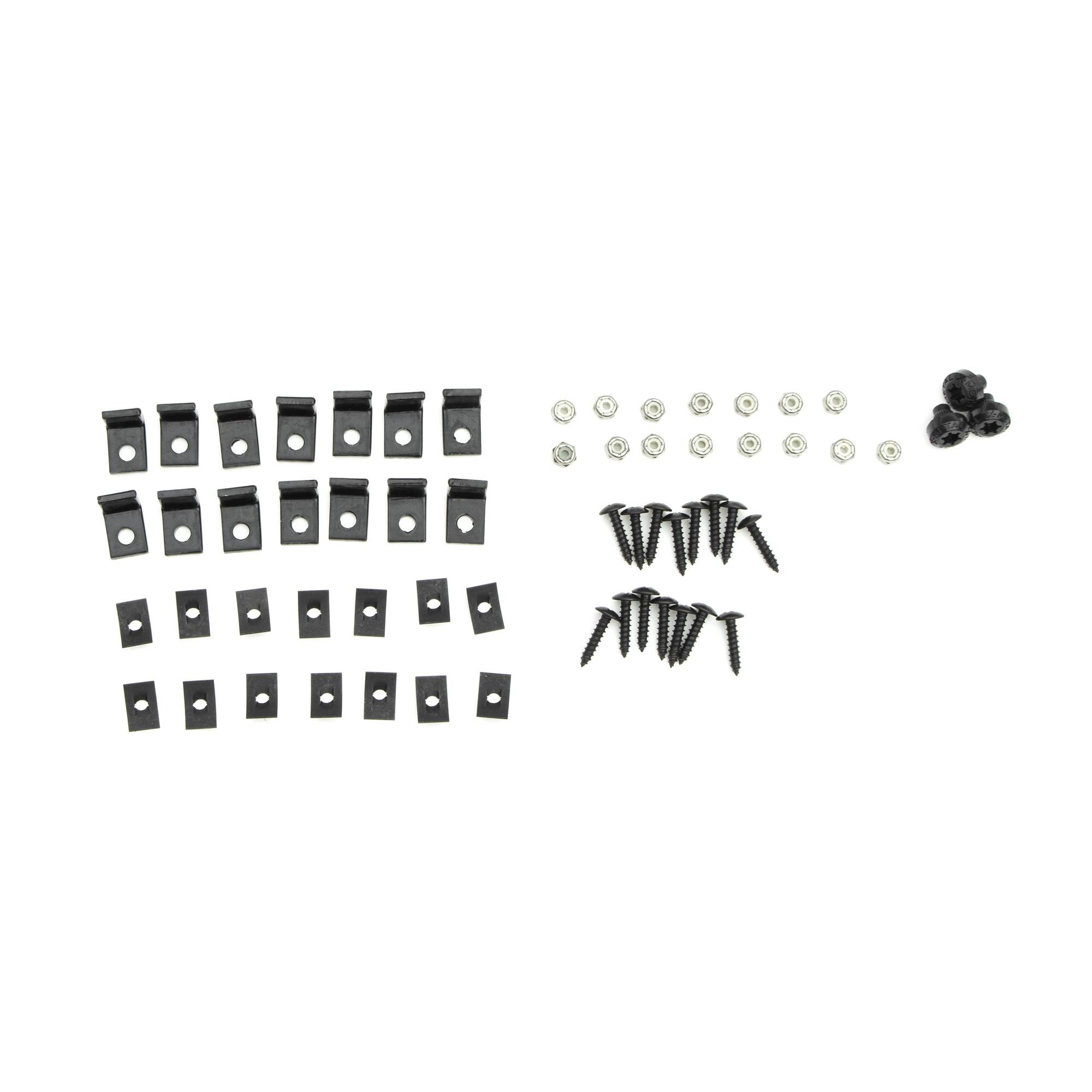 2016-2018 Silverado 1500 Z71 Stealth X-Metal Grille, Black, 2 Pc, Insert,  Black Studs - Part # 6711241-BR