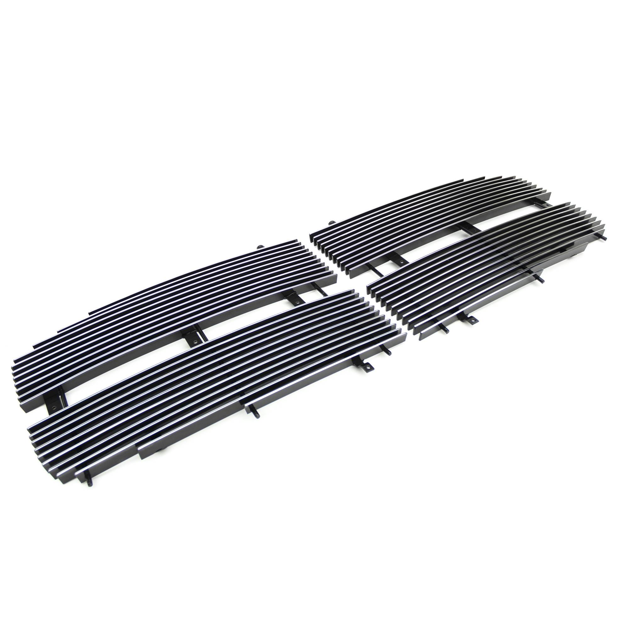 2006-2010 Dodge Billet Grille, Polished, 4 Pc, Insert - Part # 20467