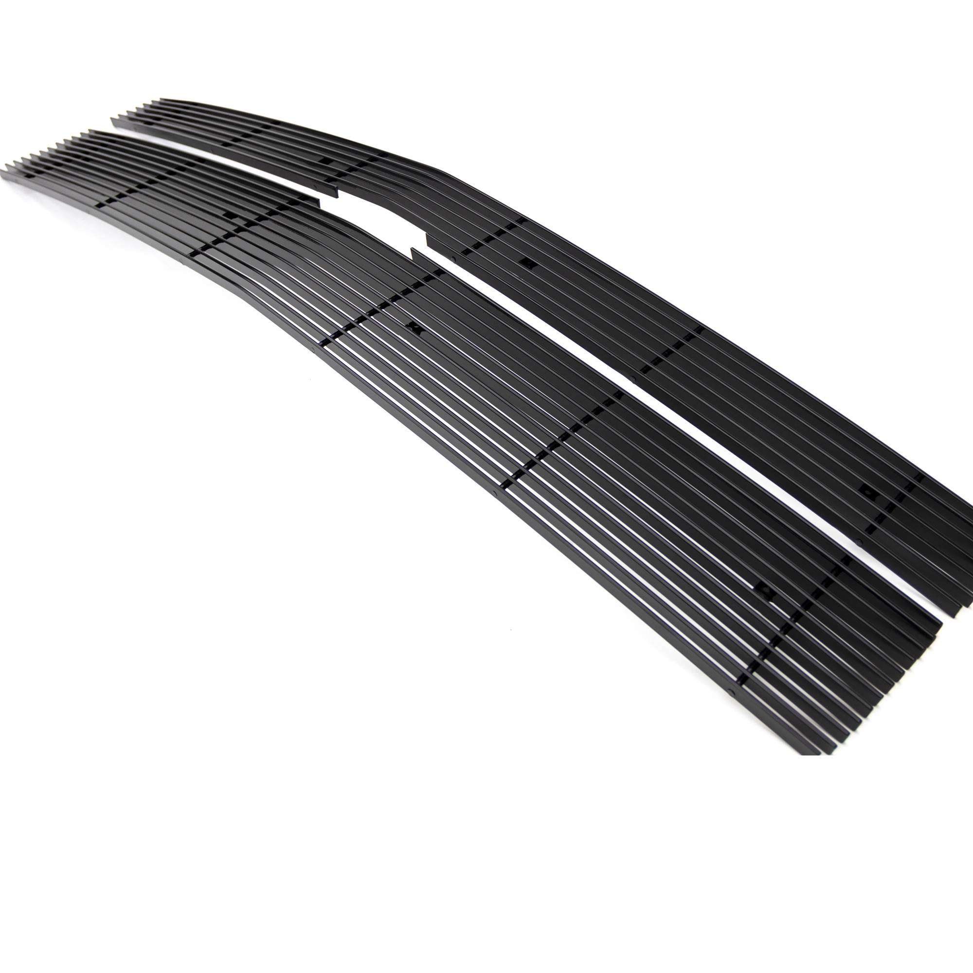 2014-2015 Silverado 1500 Billet Grille, Black, 2 Pc, Replacement - Part #  20121B