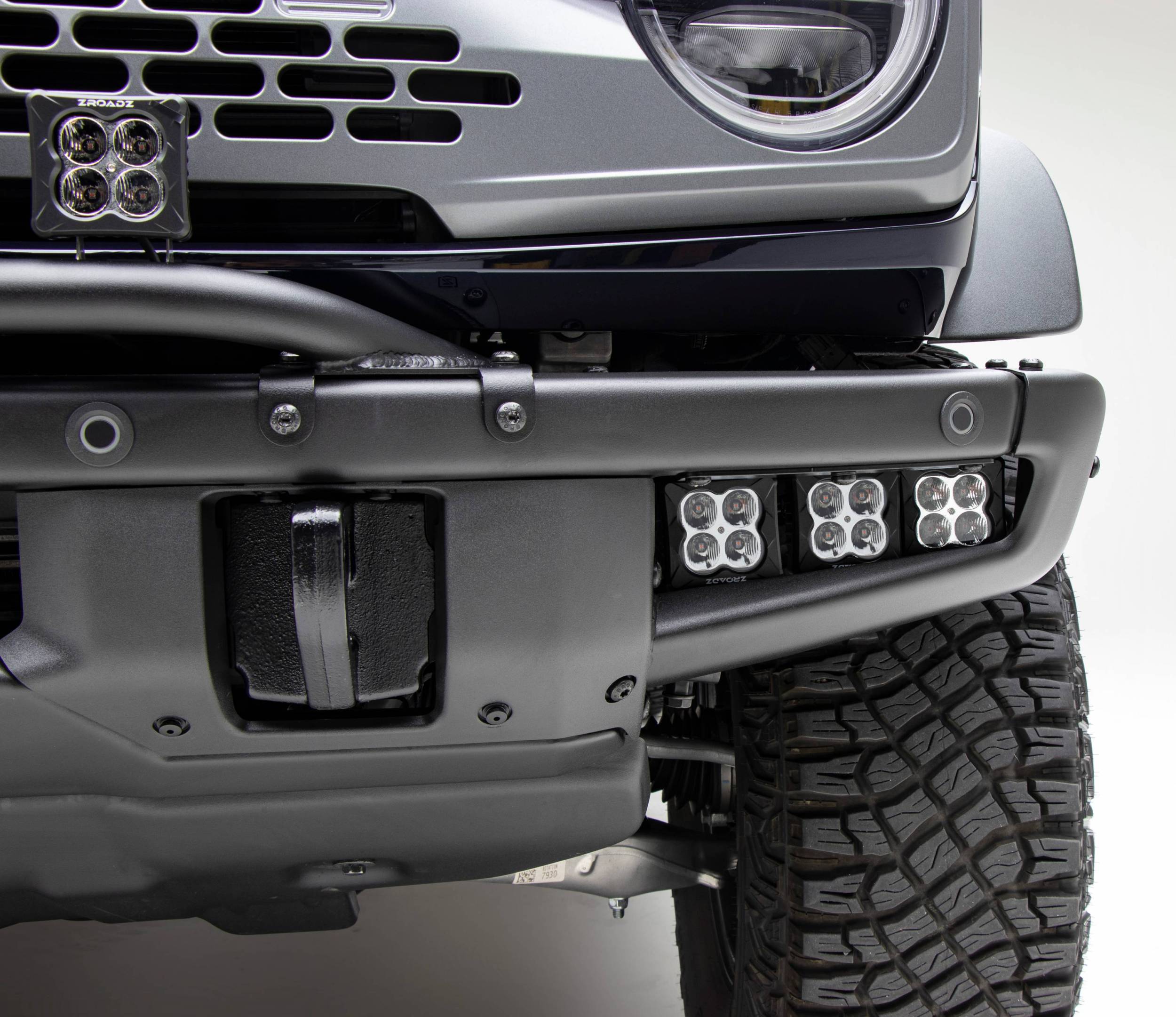 2021-2024 Ford Bronco Front Bumper OEM Fog LED Kit with (6 2021-2024 Ford Bronco Front Bumper OEM Fog LED Kit with (6