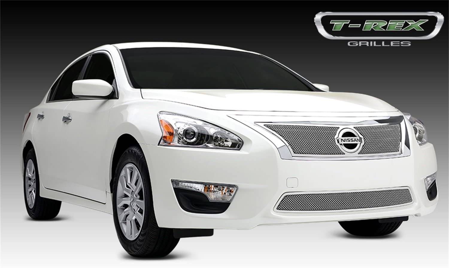 T-REX Grilles - 2013-2015 Altima Sedan Upper Class Grille, Polished, 1 Pc, Overlay - PN #54768