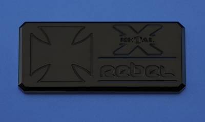 ALL Most Vehicles Rebel Series - Body Side Badges - 3 Pc - Black - Pt # 6900031
