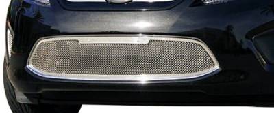 2011-2012 Ford Fiesta SE, SEL Upper Class Series Mesh Bumper Grille, Polished, 1 Pc, Overlay - Part # 55588