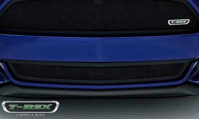 T-REX Grilles - 2015-2017 Mustang GT Upper Class Series Mesh Bumper Grille, Black, 1 Pc, Overlay - Part # 52530 - Image 2