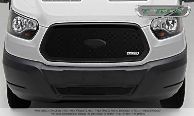 T-REX Grilles - 2016-2018 Ford Transit Upper Class Series Mesh Grille, Black, 1 Pc, Insert - Part # 51575 - Image 2
